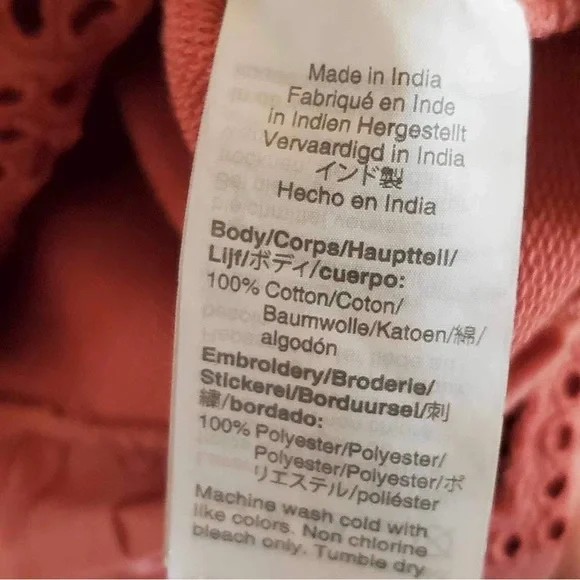 J. Crew Eyelet Lace Trimmed Scoop Neck Sweatshirt Size Small - Picture 3 of 7